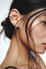 シンプルメルティングピアス　SILVER925