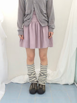 Shirring Flared Dress