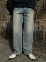 リーフデニムパンツ