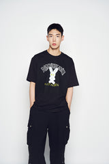 25SS ブラーエイリアンショートスリーブTシャツ ブラック