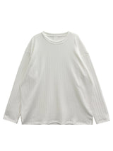 Loose ribbed bony long sleeve 3C