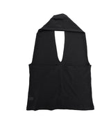 Blin Mesh Cowl Halter Top