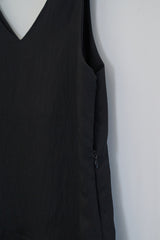フレアラッフルドレス (Black)