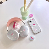 ホームAirPods Maxケース (クリアハード)