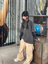 グランジヒップピグメントレイヤードロングスリーブ