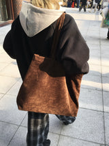 Muffin Suede Big Shopper Bag (3c)