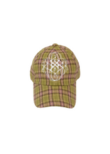 DOUBLE MATCHA CHECK CAP