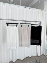 シフォンバンディングスカート (3color)
