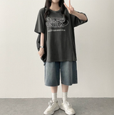 Ix ピグメントボクシーフィット半袖Tシャツ