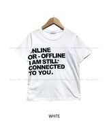 オフラインコットン半袖Tシャツ