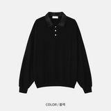 Celine Double Collar Knit (3 Colors)