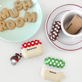 oab マッシュルーム Airpodsケース (brown)
