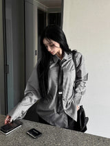 Silk Stripe Classic Shirt