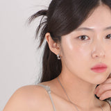 Heart lace earring