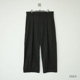 tailored wide slacks