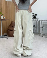 Eppen pintuck wide cargo pants