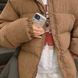 Storm Corduroy Oversized-Fit Padded