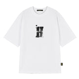 ホーリーハートHオーバーフィット半袖Tシャツ_WHITE