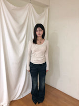 rose ribbed T