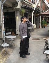 No.1391 B ワッフルフードウォーマーTシャツ (3color)