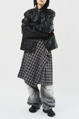Burn Leather jacket (3color)