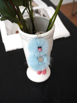 Cosymosy Mini Bird Keyring -  Sky Blue