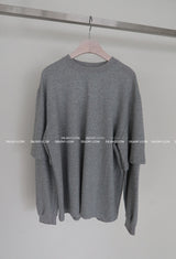 Bart Layered Oversized-Fit Sweatshirt