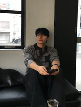 Mag pocket collar knitwear