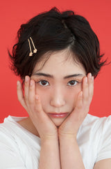 [2SET] ペティフラワーヘアピン - ゴールド