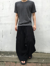 トーブ リネン カーゴ ワイド パンツ3C