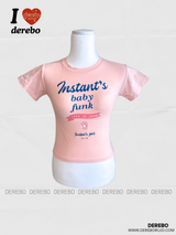Baby Lotion Pink Short Sleeve Round Tee