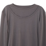 double neck long sleeve (purple)