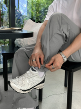 [Limited Quantity] ルック ステーブル 2WAY クーリング ナイロン ワイド バンディング パンツ