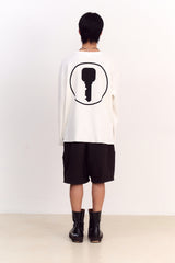 Circle Key's Waffle Long Sleeve (Ivory)