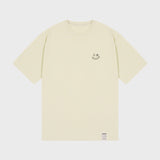 [UNISEX] Small Line Drawing Smile Short Sleeve T-Shirt