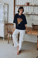 26SS★ DTP プチ フラワー ショートスリーブ Tシャツ