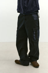 ミックスファブリックm65パンツ (Washed Navy)