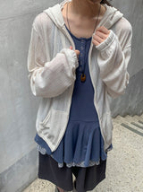 Sunkey Button Frill Layered Sleeveless