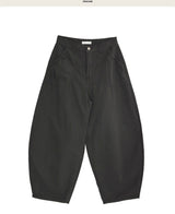 [ cotton fit ] ウォーブオーバーシャーリングポケットワイド pt