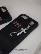 stone cross keyring