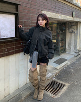 Lauto Washed Bomber Jacket