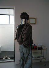 WOOL BLEND COLOR MUFFLER