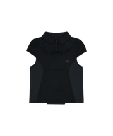 デタッチャブルカラーTシャツ / ブラック