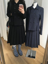 Collared button jacket