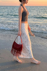 MISTY FLORAL SATIN SKIRT