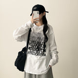 NT グラディエントノイズプリンティド長袖Tシャツ