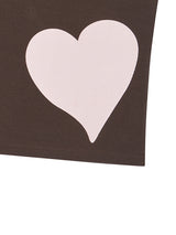 HEART SLEEVELESS BROWN