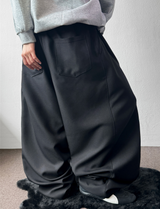 Cat Silky Balloon Loose Balloon Slacks 4 Colors