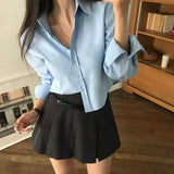 [BELLIDE MADE] 7 colors, daily standard cropped shirt