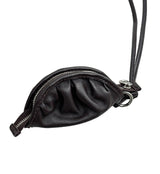 Dumpling Leather Pouch Necklace